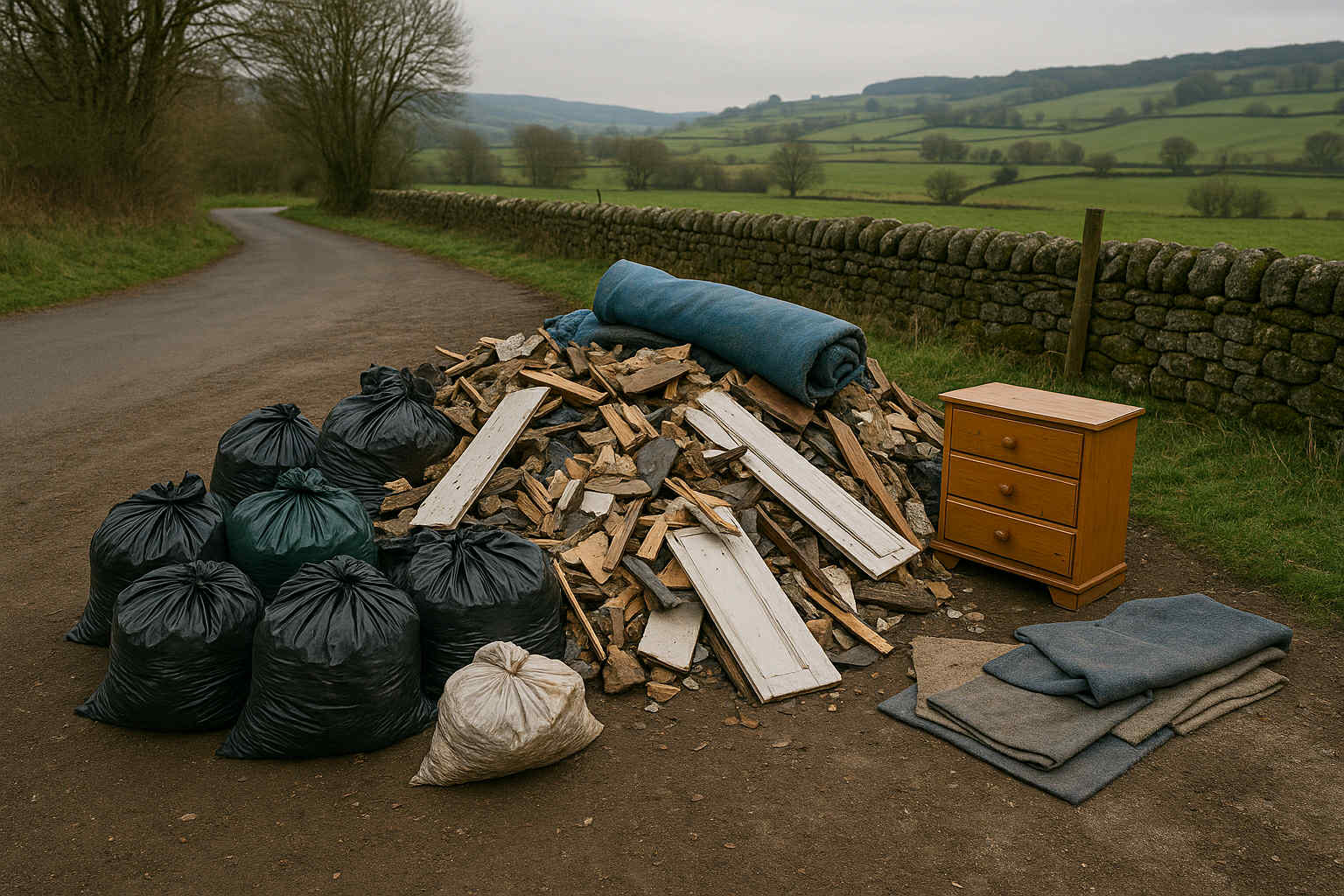 Fly Tipping in Derbyshire